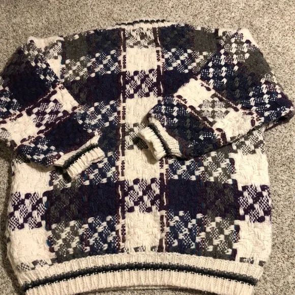 Alpaca Connection Patchwork Sweater - M - Picture 3 of 3